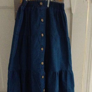 Denim skirt